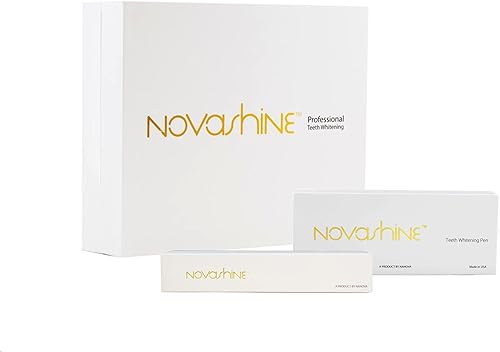 El paquete Ultimate Novashine (kit de blanqueamiento + repuesto + bolígrafo blanqueador)