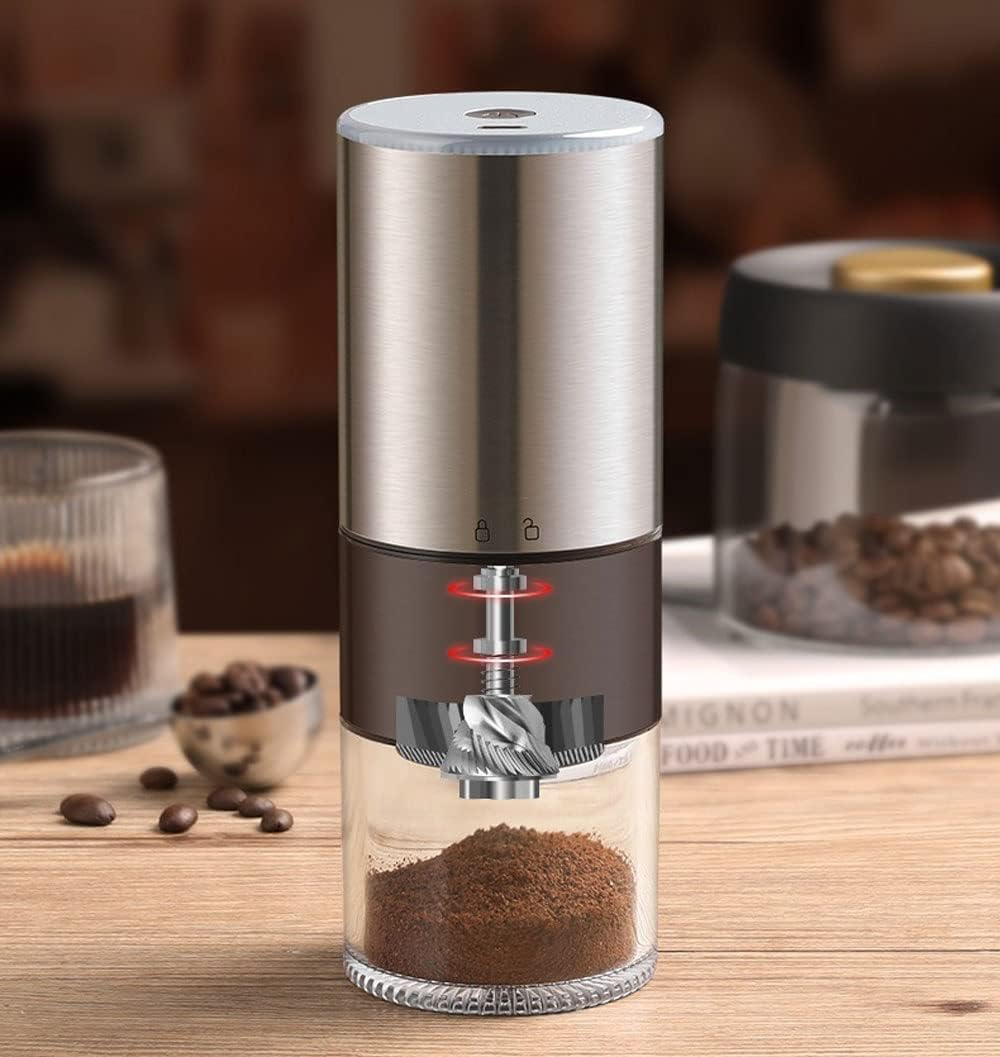 Coffee Bean Grinder Fast Electric Grinder for Beans, Spices, Pepper and Salt, Drip Coffee Espresso Grinder, Easy to Clean