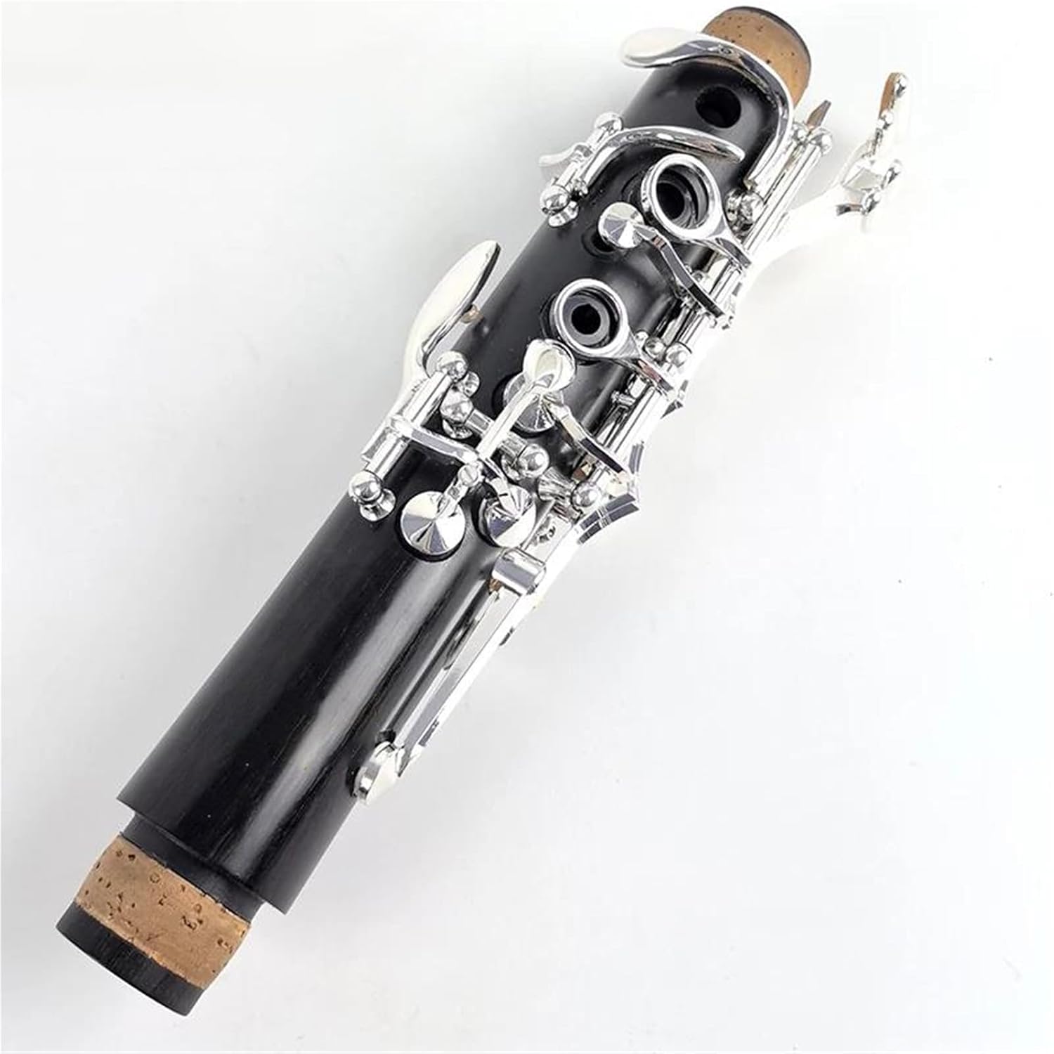 C Major Ebony Clarinet Silver Plated Clarinet Set