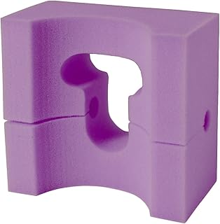 Medline Adult Disposable Foam Head Positioner, Compressed Packaging, 4.5" High with 9" x 8" Base,1,Each,NON081144EH