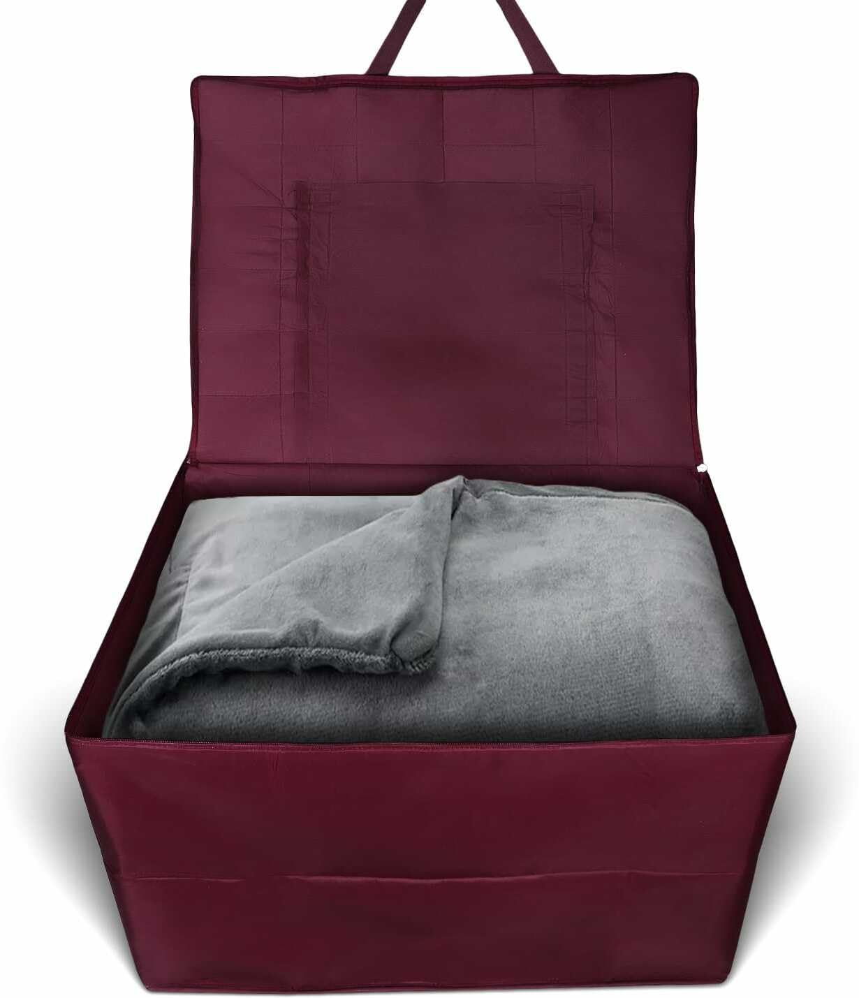 1 MAROON MAROON ब्लैंकेट 2 का पैक (मारून  