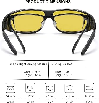 Amazon.com: Night Vision Driving Glasses Men Women, HD Polarized