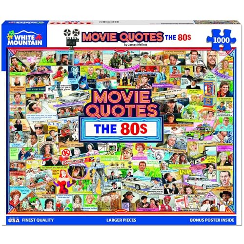 White Mountain 1961PZ Puzzles Movie Quotes The 80S 1000 Piece Jigsaw Popular Pop Culture Puzzle thumb #1