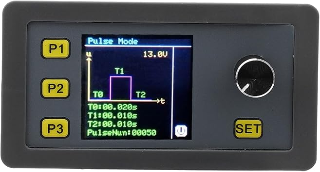 Adjustable Signal Generator Module with PWM Sine Wave Output, 4-20mA 2-10V Frequency Range 1-1000Hz Input Voltage 7-24V Size 3.11x1.69x1.61 Inch
