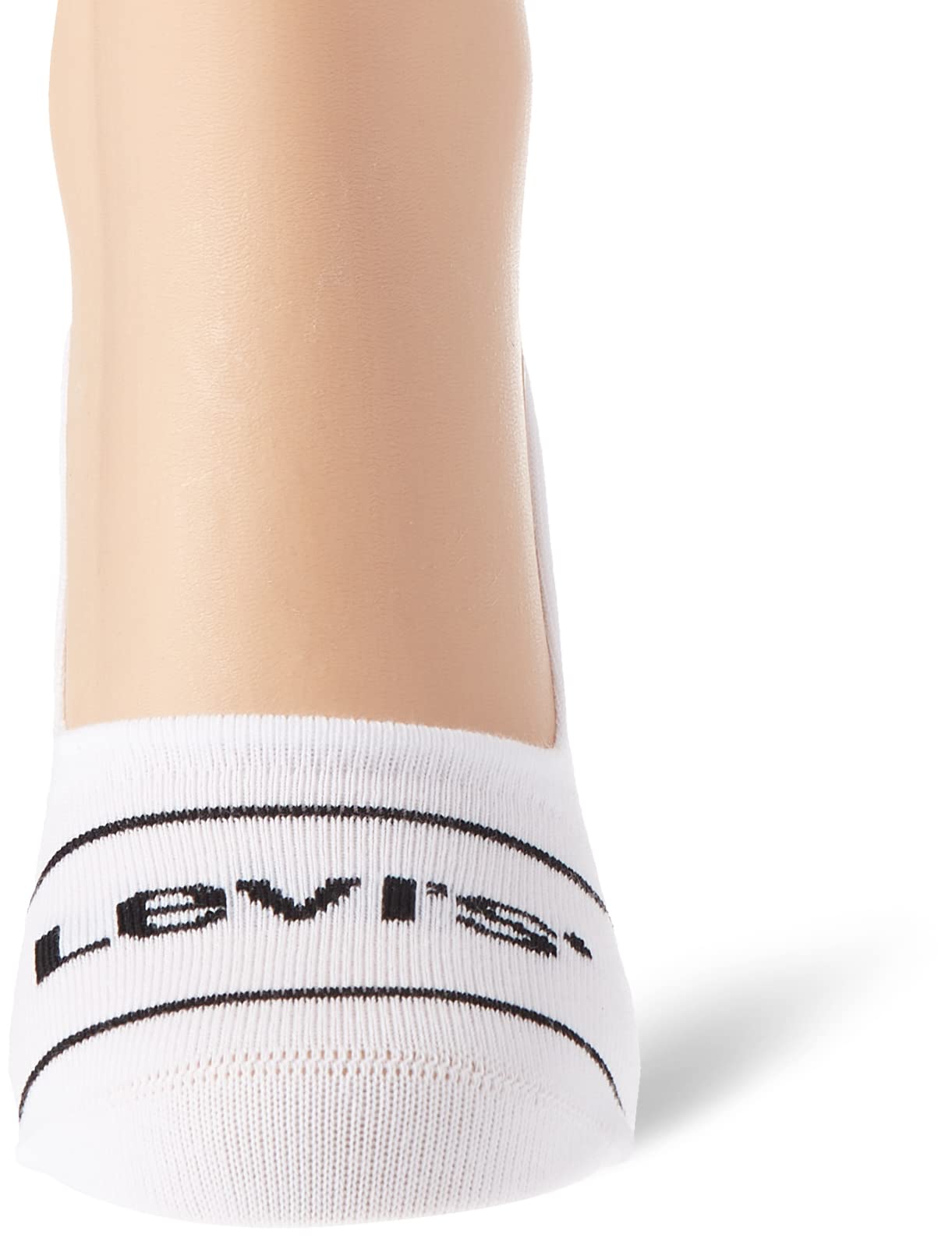 Pack De 2 Paires De Chaussettes Levi's Footie - Basses Sneaker - Coton Doux - Uni - Taille Unique
