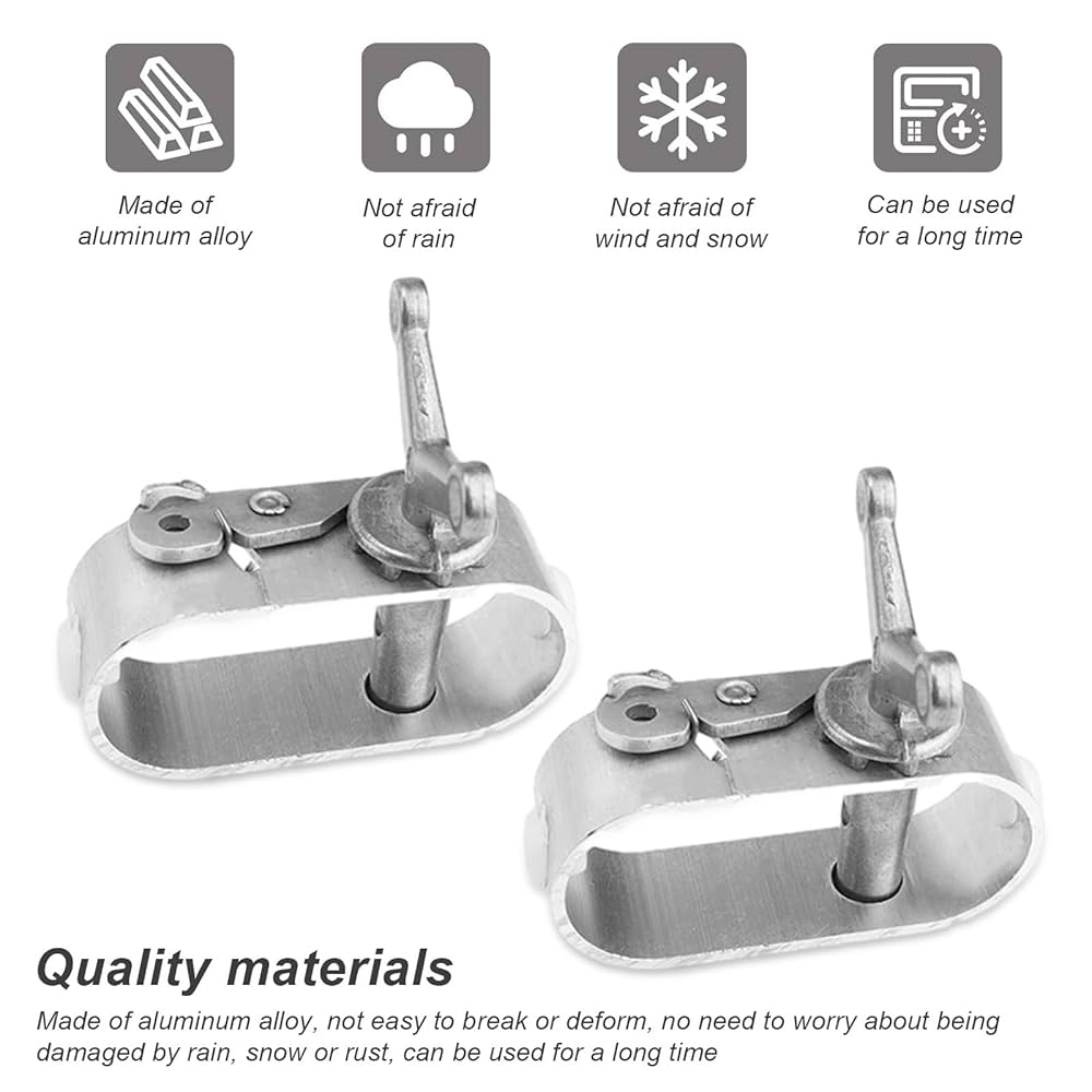 Tendifilo In Alluminio ZIJANG - 4 Pezzi Per Recinzione, Piscina, Campeggio