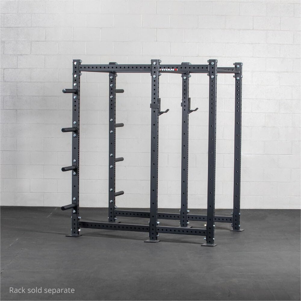 Titan Fitness T-3 Series Black Tall 36in Depth Power Rack Extension Kit