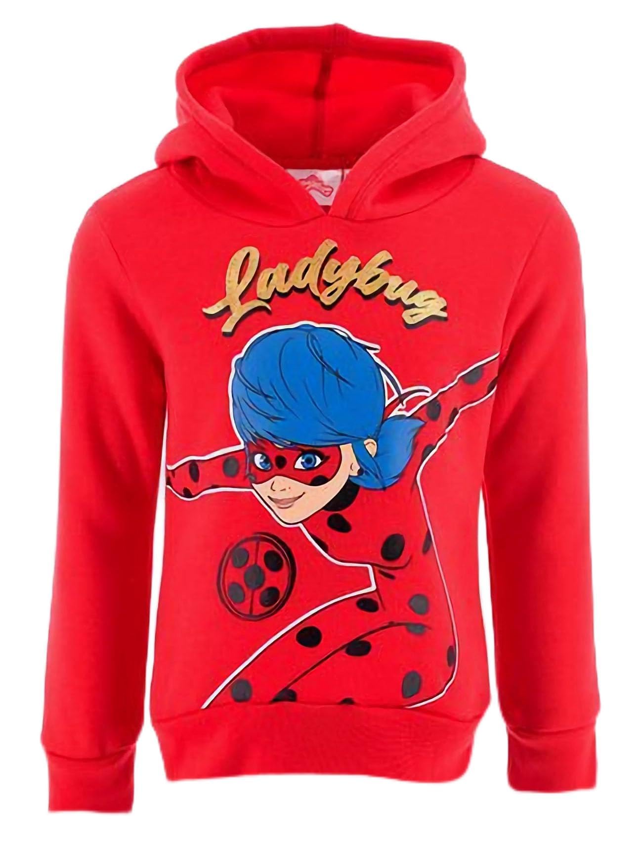 Miraculous Ladybug - BE - Official Girl's Hoodie, red, 6 Years