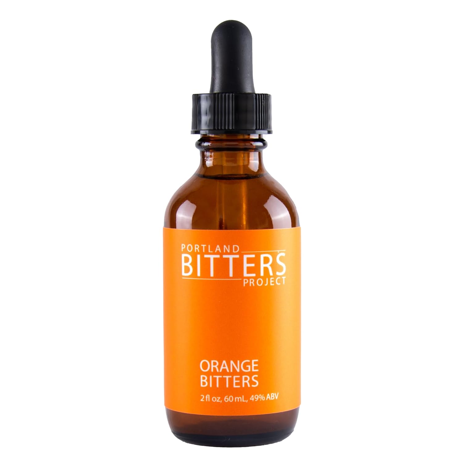Portland Bitters Project Orange Bitters – Concentrated Bitters with Layered Flavors Made from Organic, Wild Crafted, Therapeutic Grade Whole Botanicals to Elevate Drinks & Cocktails – 2 fl oz