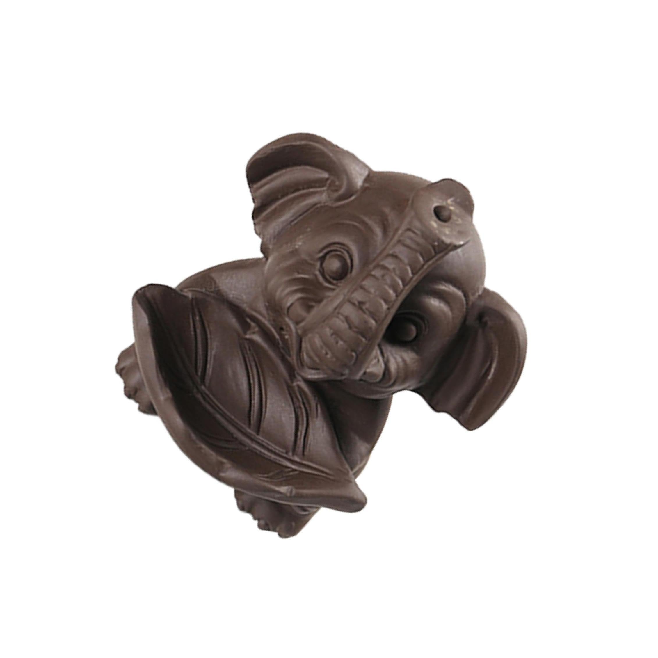 TWISAXC Unique Elephant Incense Burner Elegant Ceramic Ornament For Home Ambiance And Meticulous Craftsmanship Waterfall Backflow Incense Burner Figurine Gift