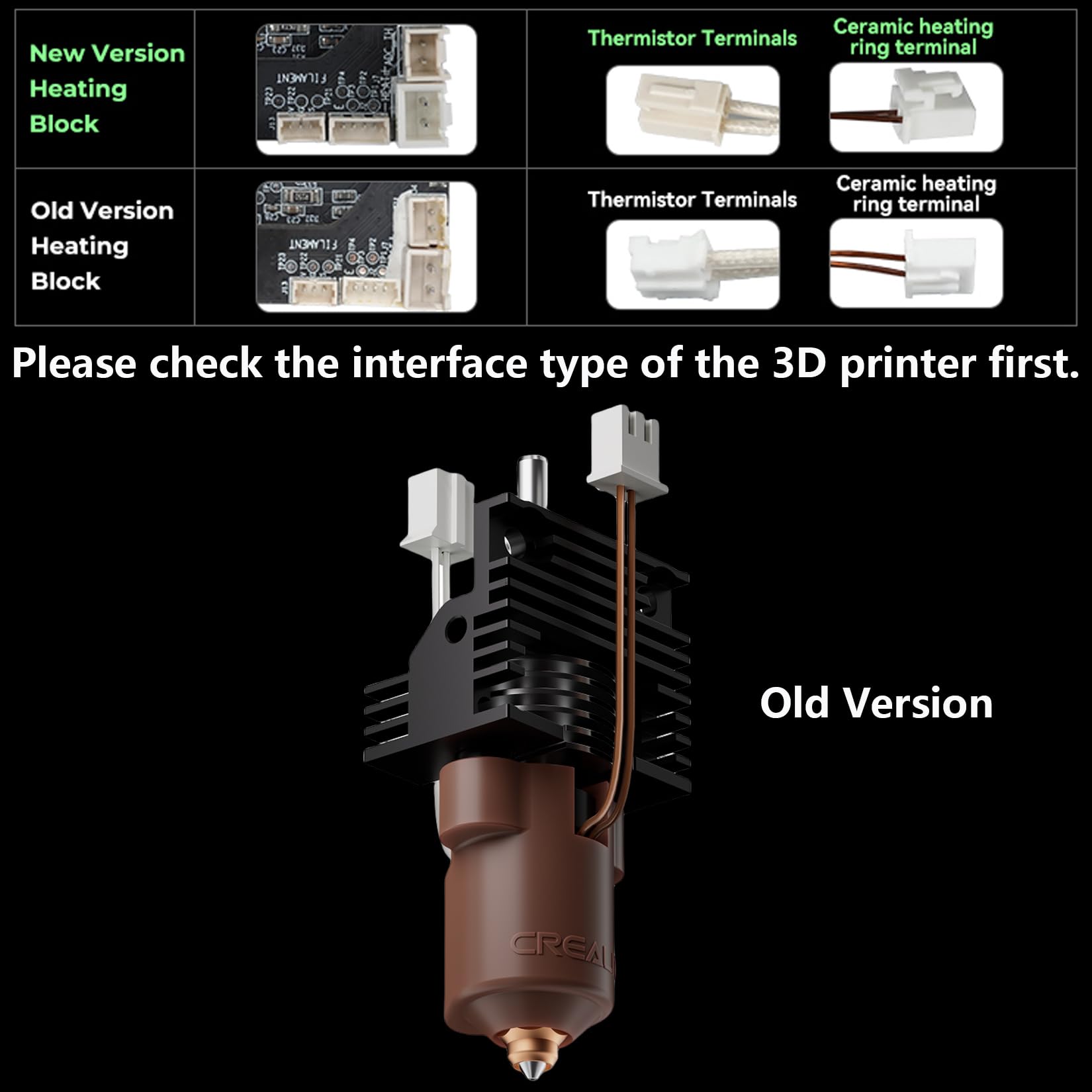 K1C Hotend Upgrade-Kit Mit Keramik-Heizblock & Schnellem Wechsel-Düsen-System – Für K1, K1 Max, K1C 3D-Drucker Bis 300°C Und 600 Mm/s
