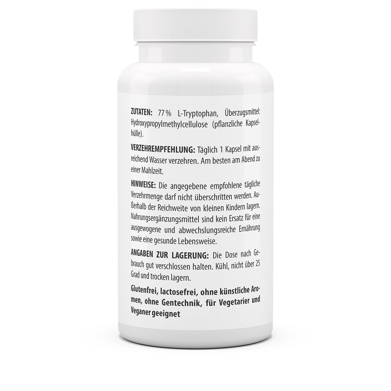 3er Pack Vita World L-Tryptophan 250mg 3 x 120 Kapseln Vegan Apotheker-Herstellung