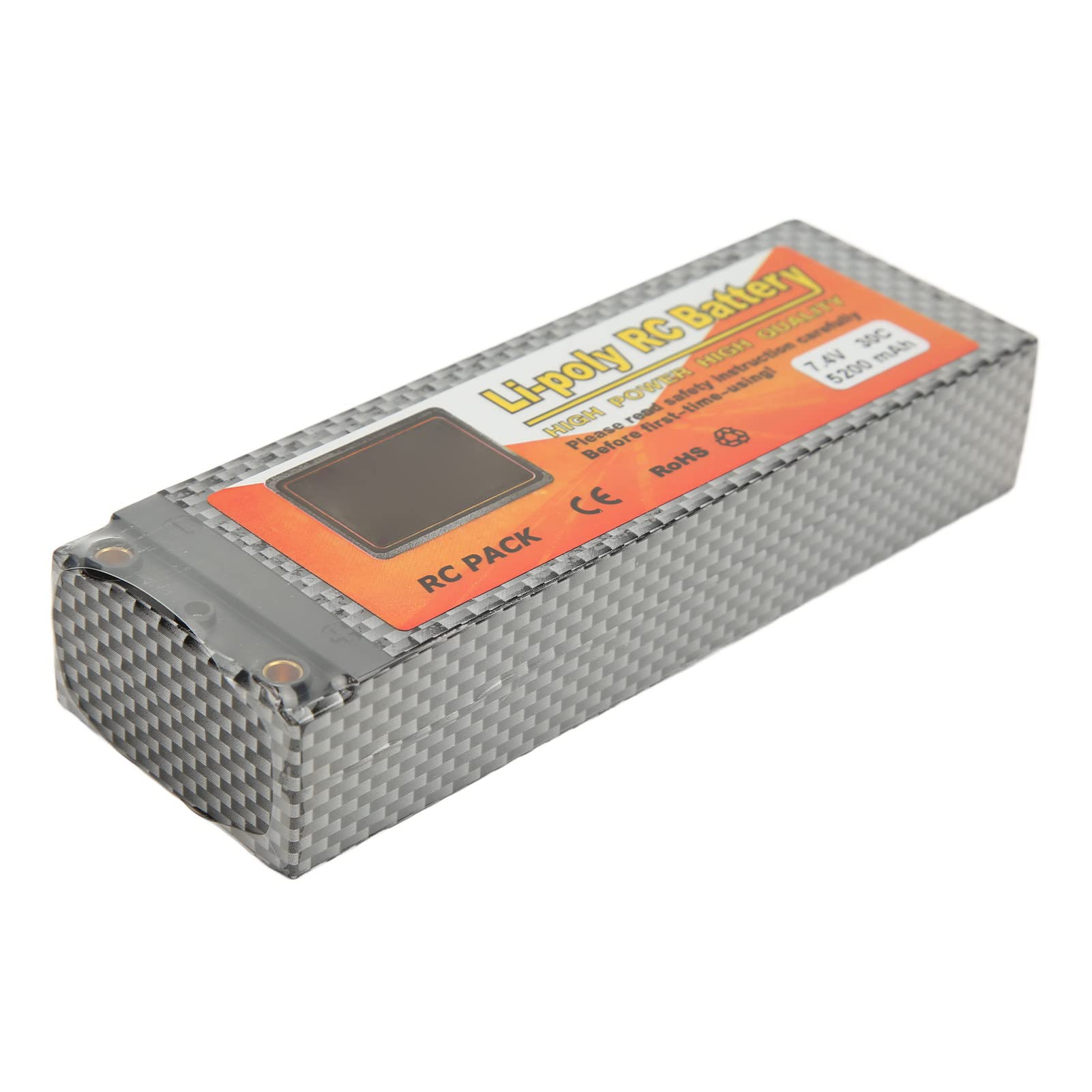 5200mAh Lipo Batteria 30C Velocità di Scarica 7.4V 2S Spina a Forma di T RC Alimentazione a Batteria per Modello di Auto in Elicottero RC