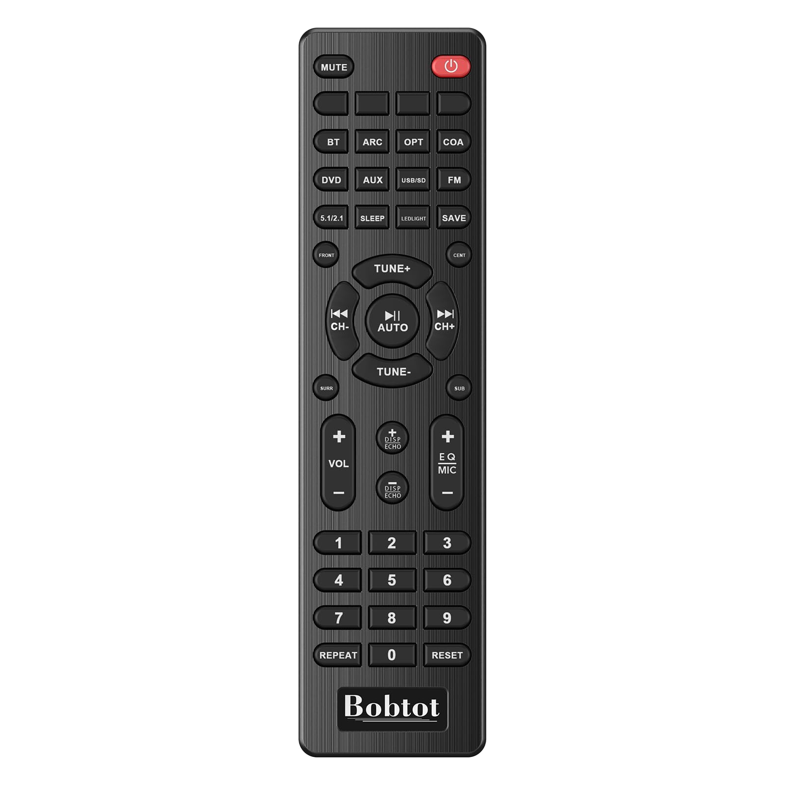 Bobtot Heimkino-System mit Surround-Sound-Lautsprechern, 1200 Watt | 10" Subwoofer, 5.1 Soundsystem mit Umgebungslicht, tiefen Bässen, ARC, optischem Bluetooth-AUX-Karaoke-Eingang für Fernseher
