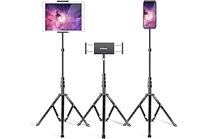 Elitehood iPad Tripod Stand - 65” Adjustable Tripod for iPad Air, Mini...