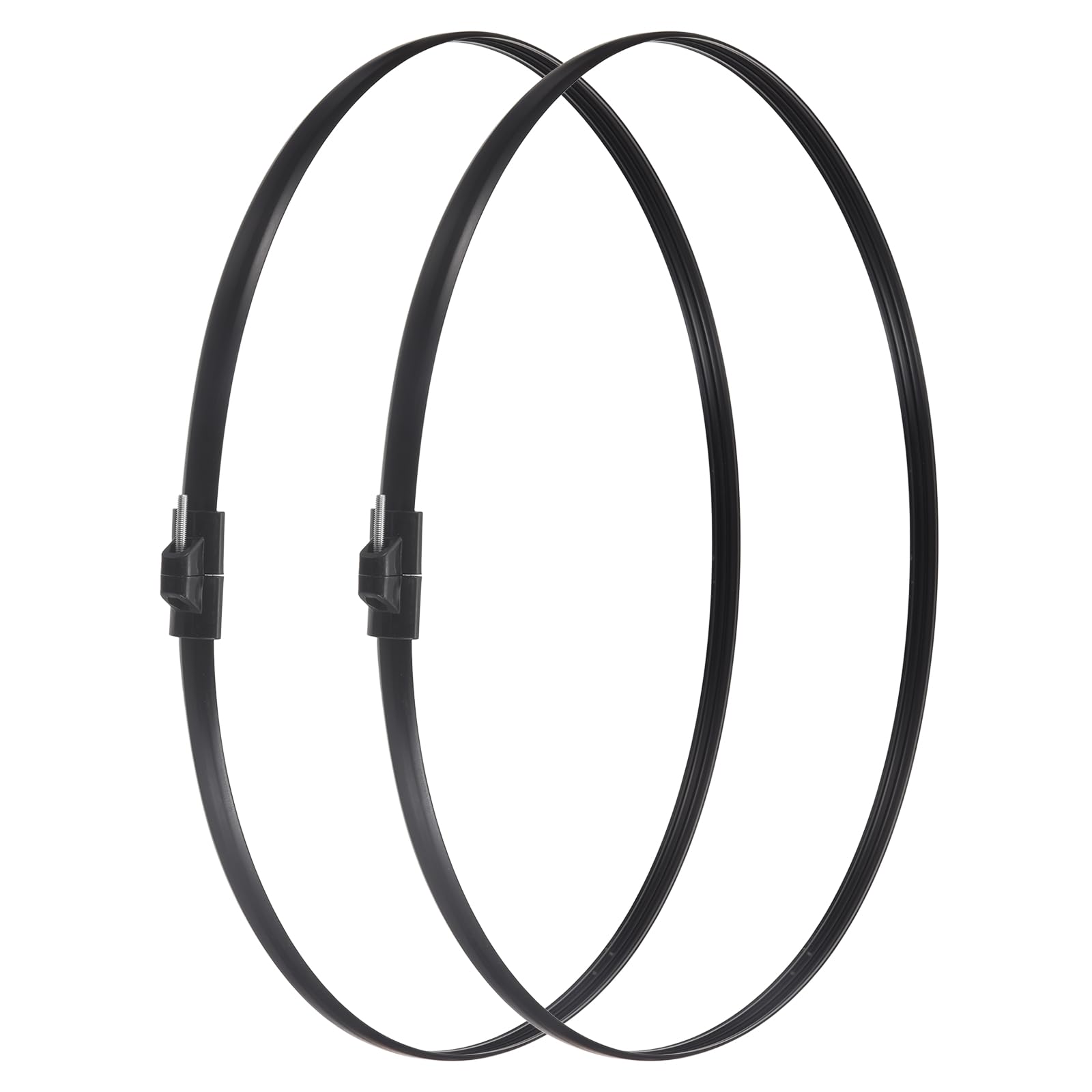sourcing map 2Pcs Electric Fan Binding Hoop (34cm / 13Inch Diameter) Fan Grille Retaining Ring Replacement Maintenance, Fits for Desk/Table/Pedestal/Standing Models