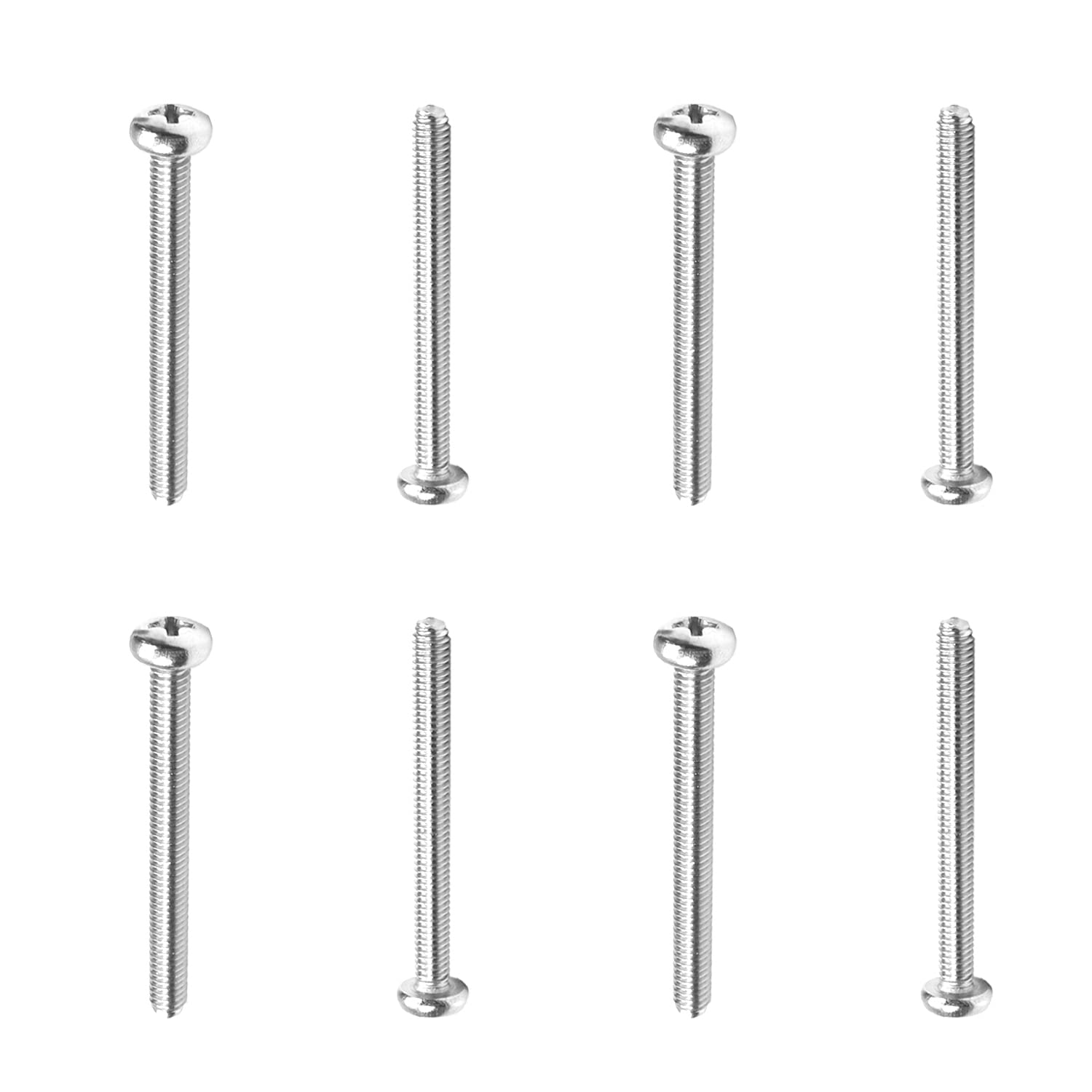 M4 Machine Screws - 30 Pack Stainless Steel -19