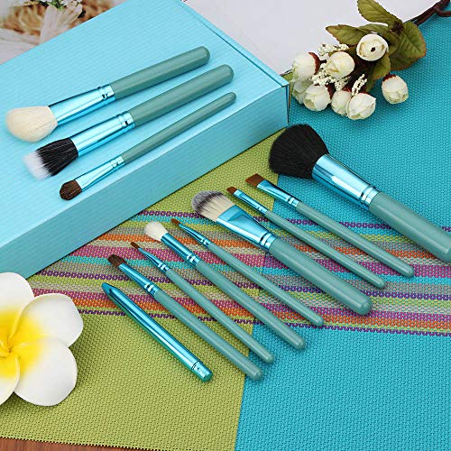 RedBrowm 12PCS Make Up Foundation Eyebrow Eyeliner Blush Cosmetic Concealer Brushes