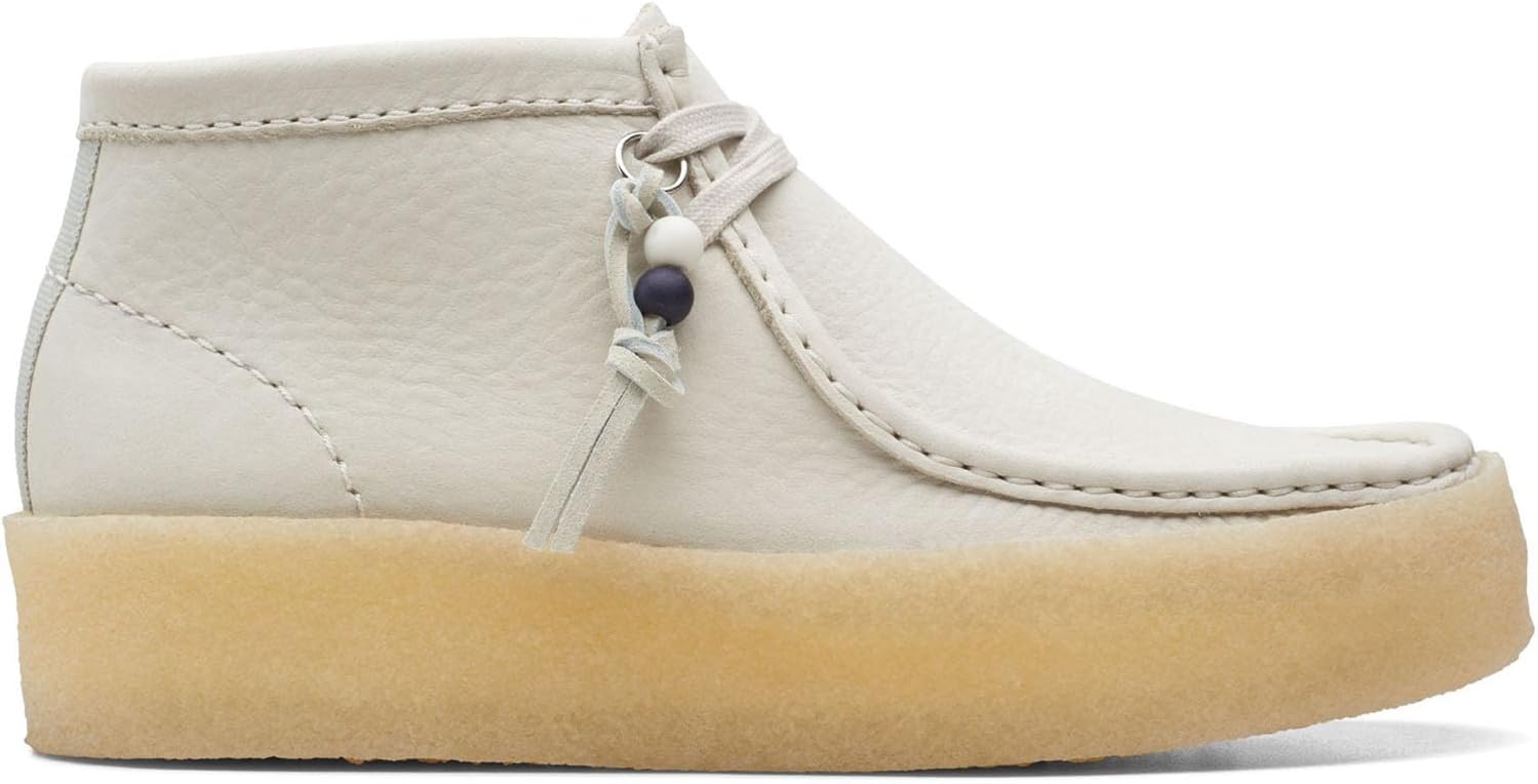 Amazon | Clarks Wallabee Cup Boot 68988 (ホワイトヌバック