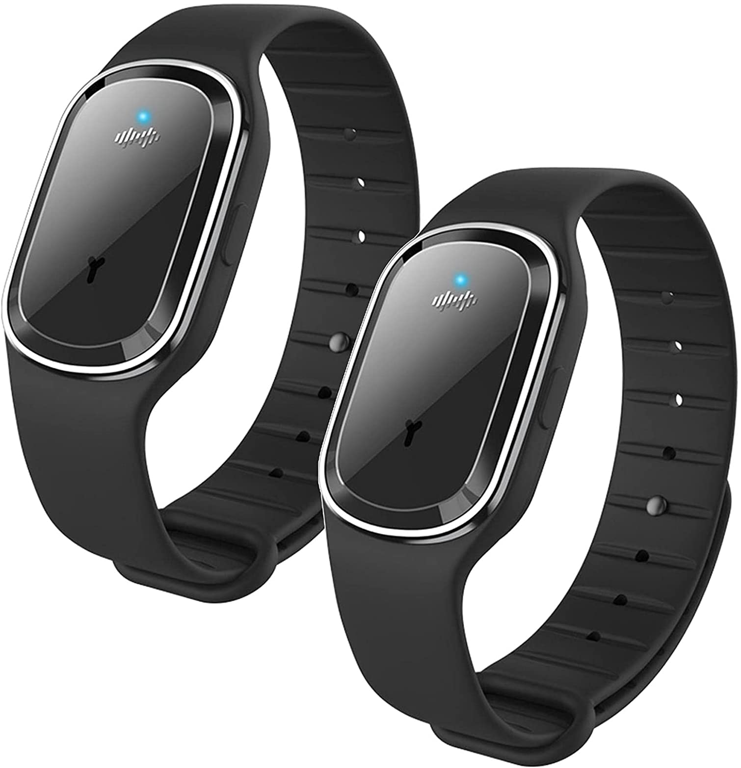 KASTWAVE Watch Ultrasonic Mosquito Repellent Watch, Electronic with USB Charging Waterproof Portable Smart Anti-Mosquito Bracelet for Indoors and Outdoors M1 (1, Black)