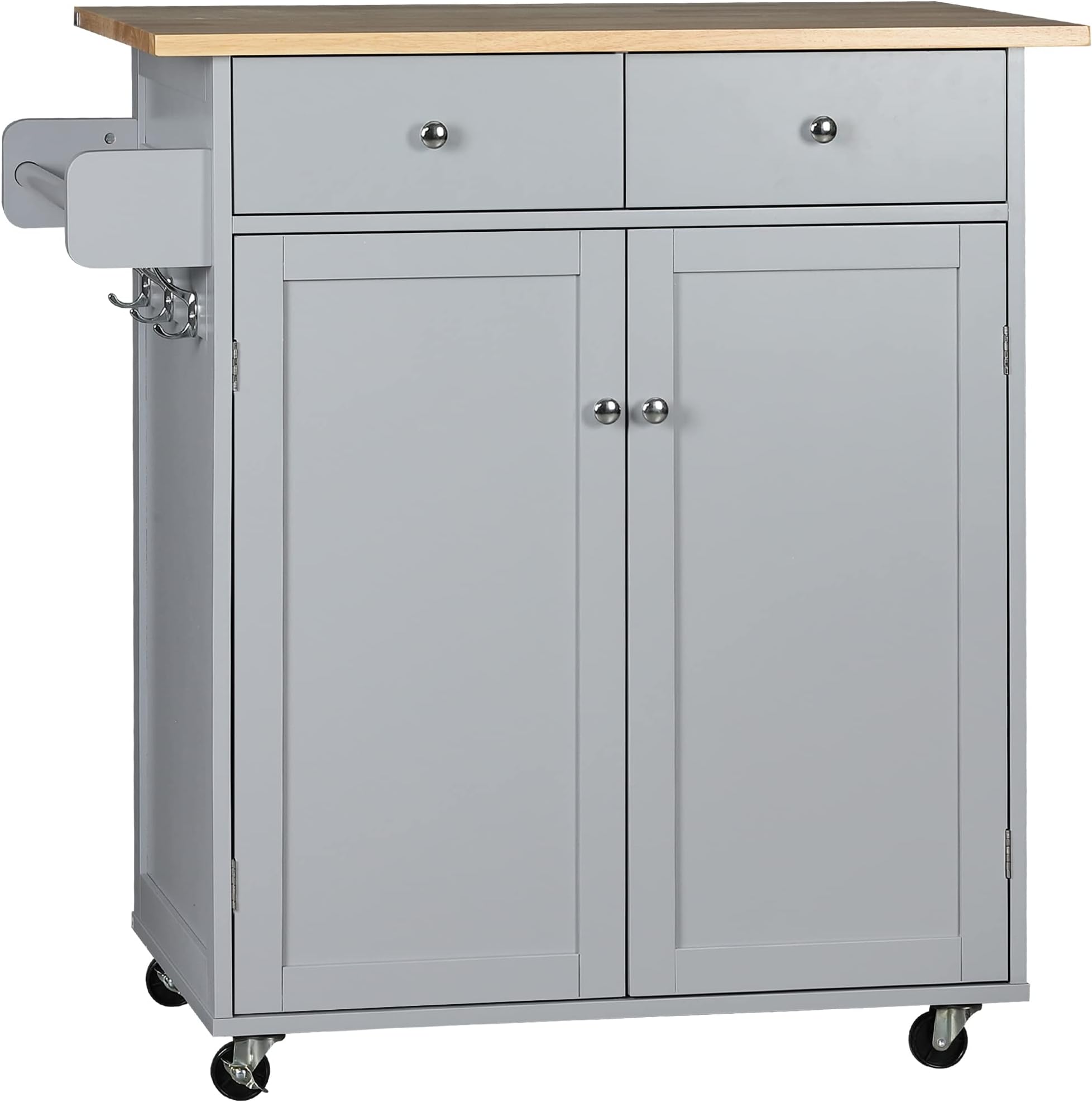 SoBuy® FKW80WN, Kitchen Trolley Cart Kitchen Storage Trolley with 5