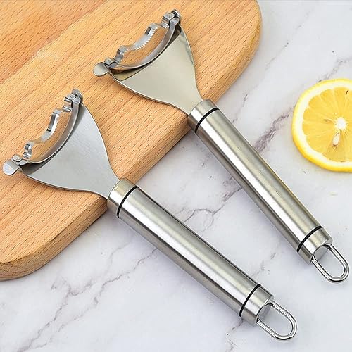Miniatura 4 de Pelador de mazorcas de maíz, 3 piezas de pelador de maíz para herramienta de extracción de mazorcas de maíz, acero inoxidable mágico elimina el