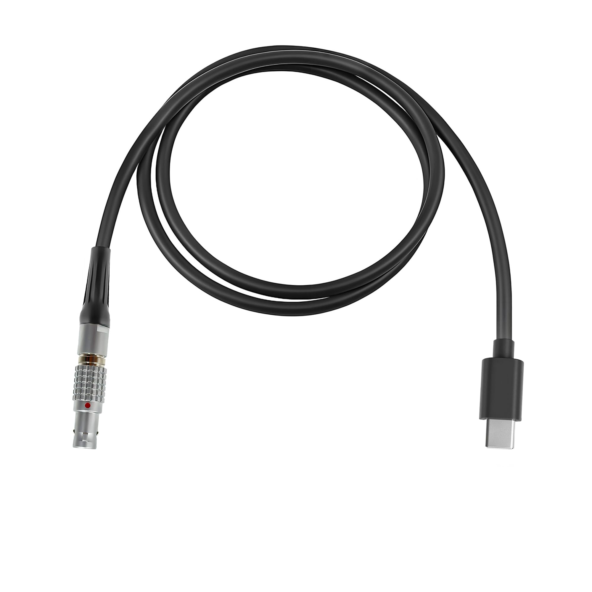 LYSRIA USB-C Type-C to Lemo 0B 2Pin Male Cable Compatible with TILTA Teradek SmallHD Z Cam AntonBauer Pyxis Bond ARRI Ronin RED Komodo DJI-Ronin