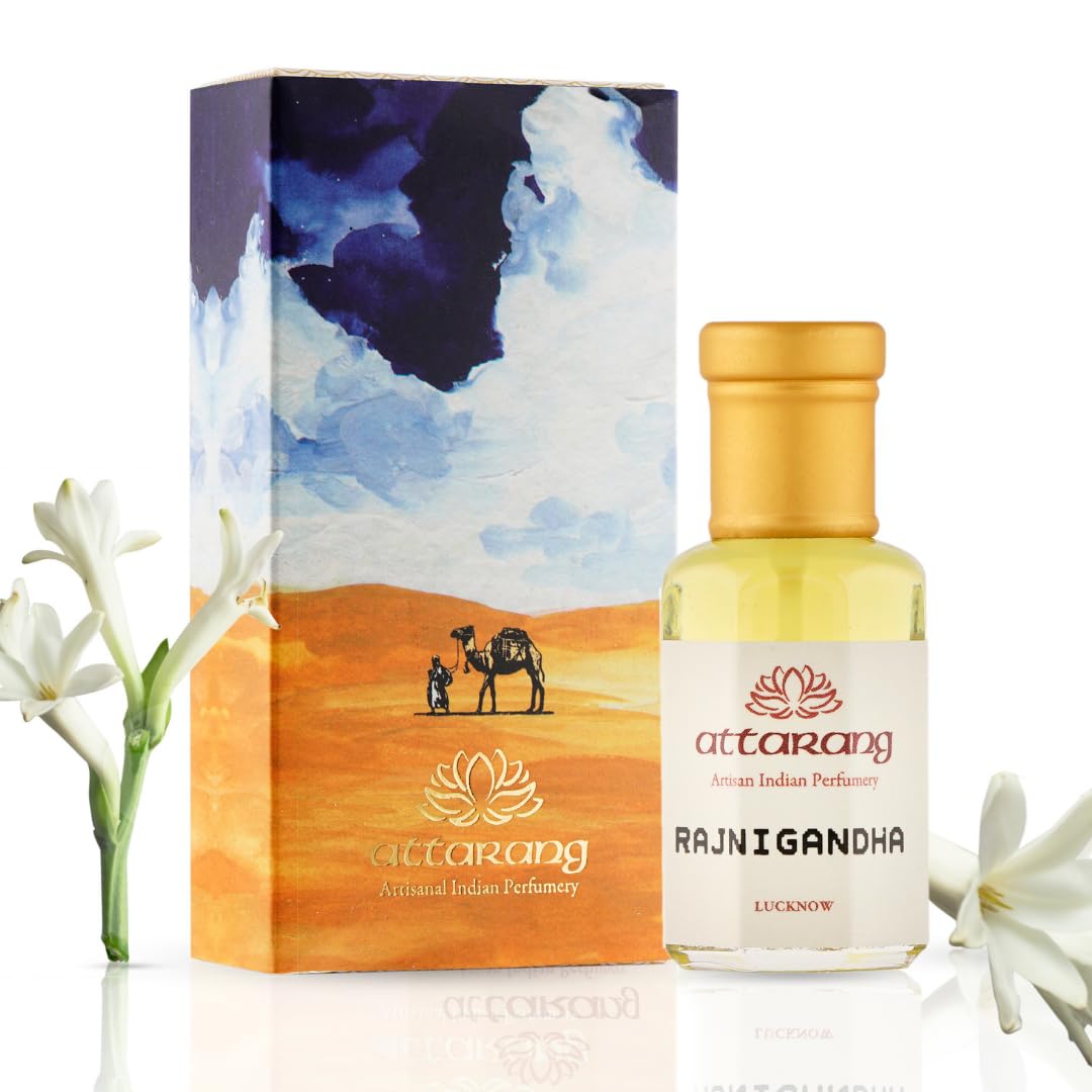 Rajnigandha Premium Attar | Tuberose | For Pooja & Daily Use | Long-lasting, Captivating Scent - 10ml-image-1