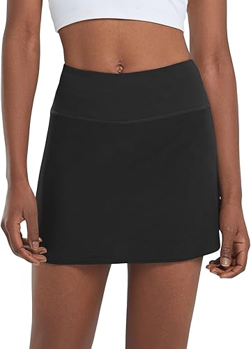 Miniatura 2 de baleaf - Falda de tenis plisada para mujer, falda pantalón de golf para mujer, cintura alta, pantalones cortos deportivos ligeros con bolsillos