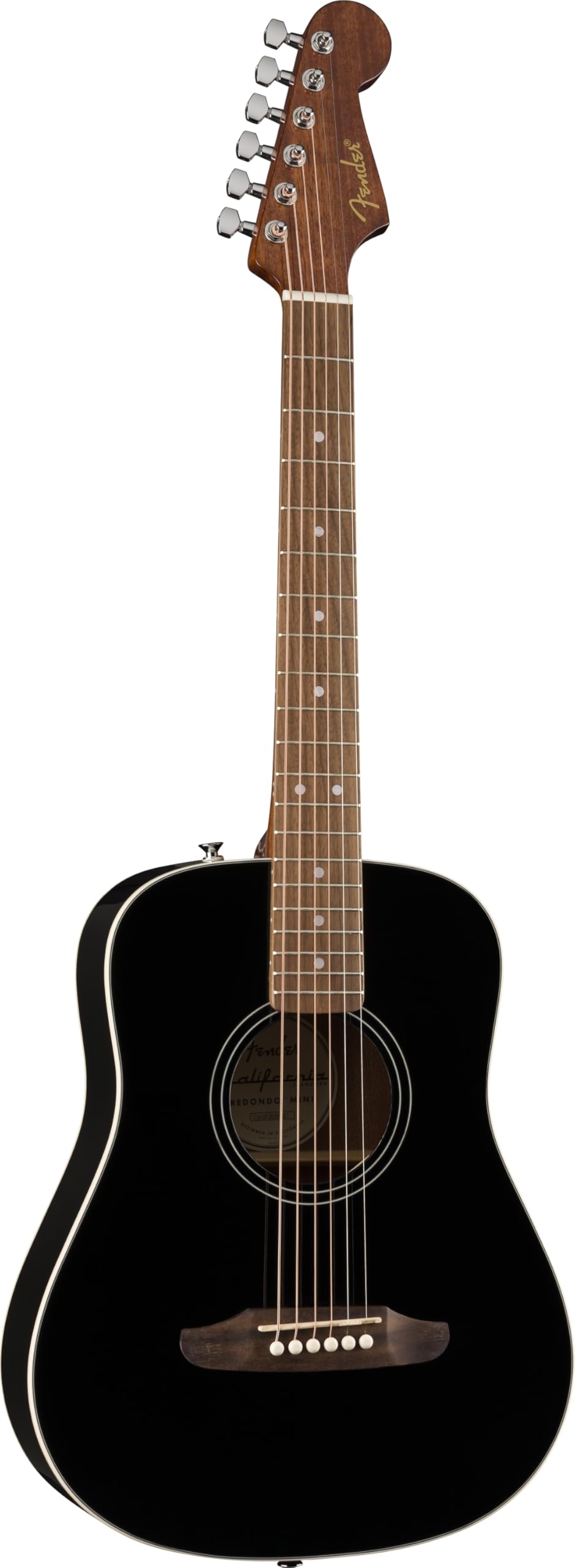 Fender California Standard Redondo™ Mini guitare acoustique avec sac, housse de protection, Noire