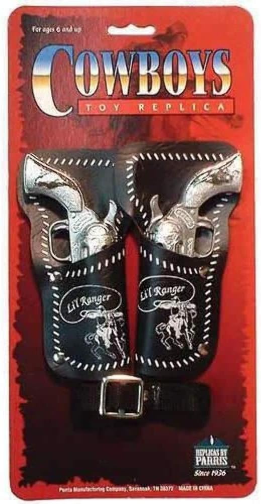 PARRIS CLASSIC QUALITY TOYS EST. 1936 LI'L Ranger DBL/Holster Set (Carded)
