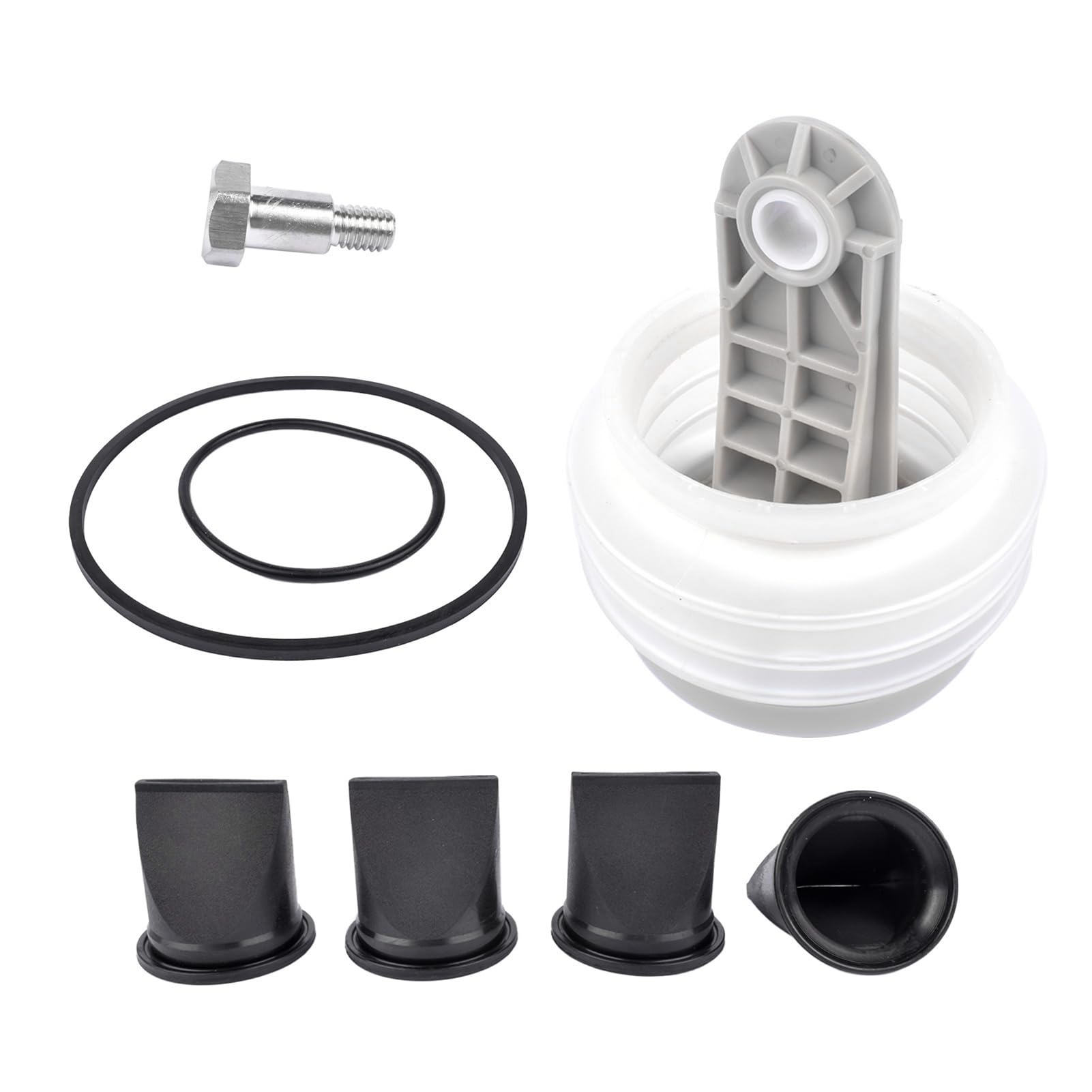 Kit de Fuelle de Bomba, 4 Piezas de Válvula de Pico de Pato de 1,5 Pulgadas, Kit de Junta Tórica de Repuesto para Bomba de Vacío S T J VHT VG, con Bomba de Fuelle y Tornillos