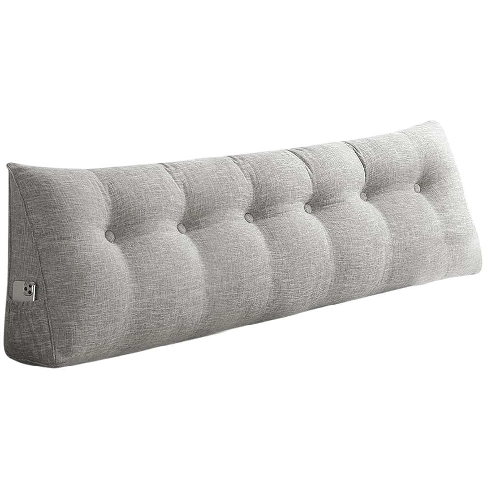 OHMG 120/140/160/180/200CM Stützkissen Cord Rückenkissen Bett Sofa Lesekissen Bettkissen Wandkissen Keilkissen Bettstützkissen,für Bett Kopfteil