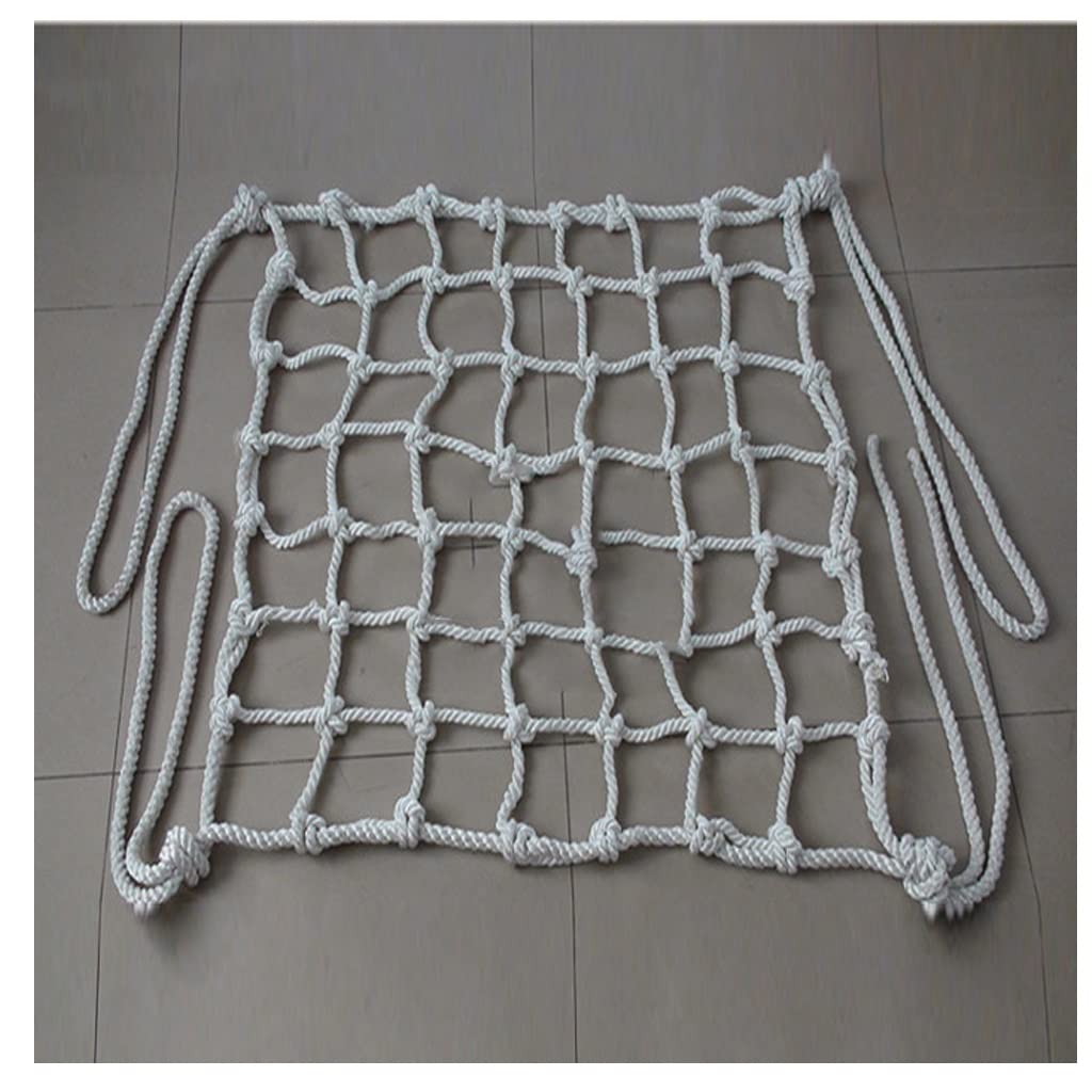 GTHTUHFD Cargo Net Nylon Rope Cargo Net Resistant Easy To Use And Store Cargo Net Straps Lifting Net Cargo Lifting Nets Durable Cargo Hanging Net Garden Climbing Net,1t-1.5X1.5m