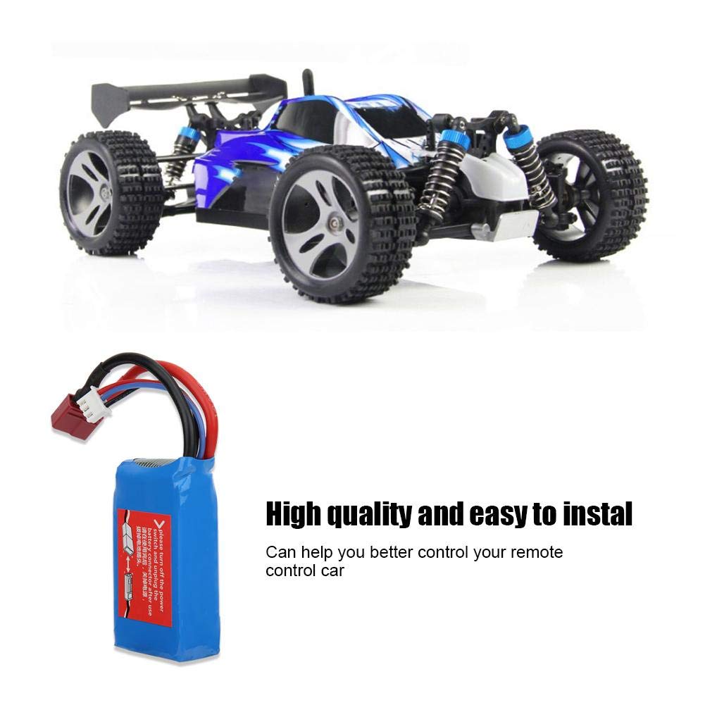 Tbest Batterie, 7.4V 1500MAH RC Jouets Batterie Adaptée pour A959-B A969-B A979-B K929-B RC Jouet Vehicule