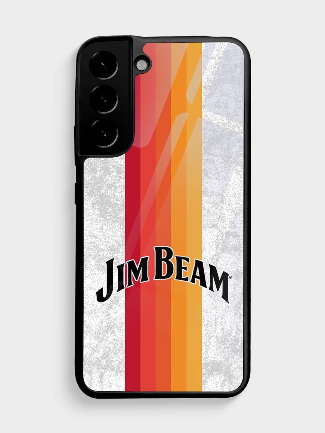 MacmeriseGlass Phone Case | Compatible with Samsung S22 Plus Back Cover Case | Design Jim Beam Sun Rays Stripes | 360 Degree Protective Mobile Cover | Samsung S22 Plus Phone with Camera Protection