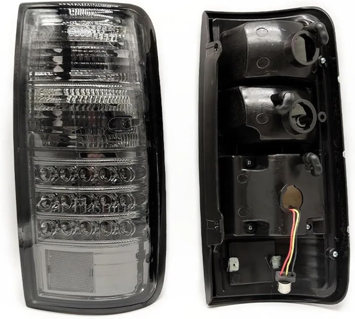 Rear Brake Tail Light Assembly Compatible For Toyota Land Cruiser FJ80 LC80 FZJ80 1991-1997 Reflector Warning Lamp Car Accessories(Black)