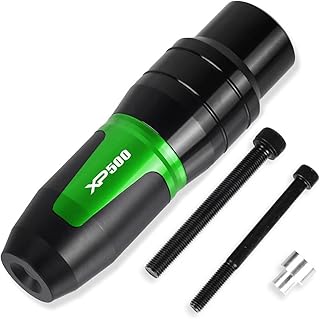 Protetor de choque de escape XP500 Frame Escape Sliders Anti Crash Pad Protector PARA YAMA-&HA XP500 2010-2018 Acessórios Da Motocicleta Proteção Contra Queda (Color : Green, Size : One Size)