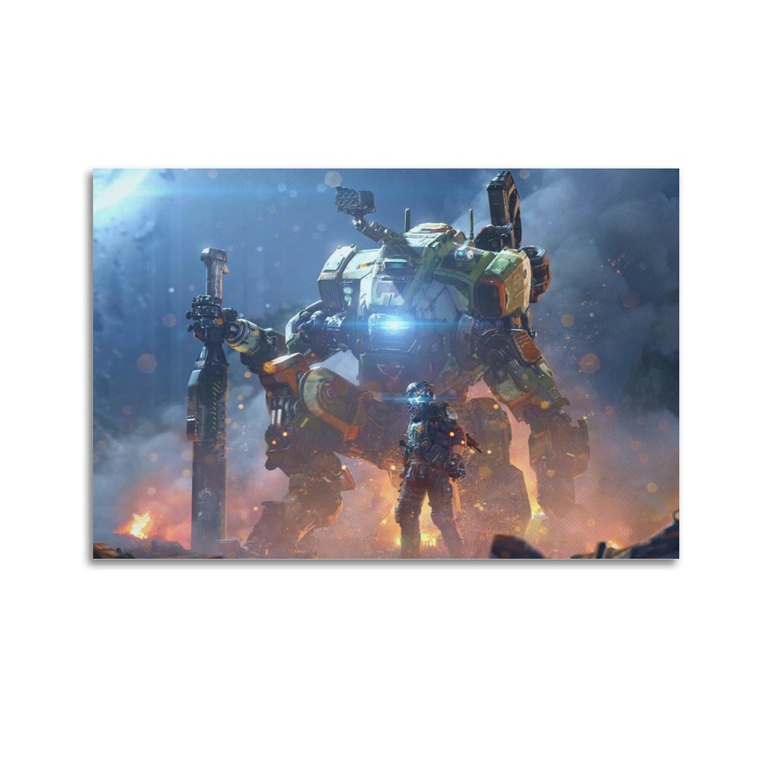 Naviga Unframe-Style Game Titanfall 2 Poster Poster Decorative Painting Canvas Wall Posters And Art Picture Print Modern Family Bedroom Decor Posters 20X30inch(50X75cm)