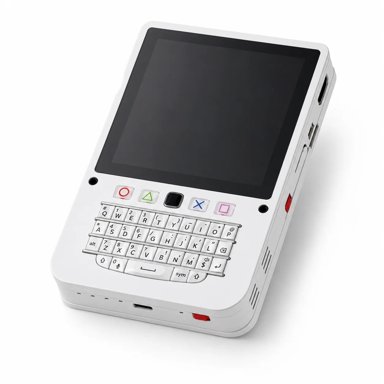 HackberryPi CM5 komputer ręczny 4-calowy ekran dotykowy NVMe SSD gniazdo podwójne USB 3.0 aluminiowa obudowa do Raspberry Pi CM5 projekty DIY