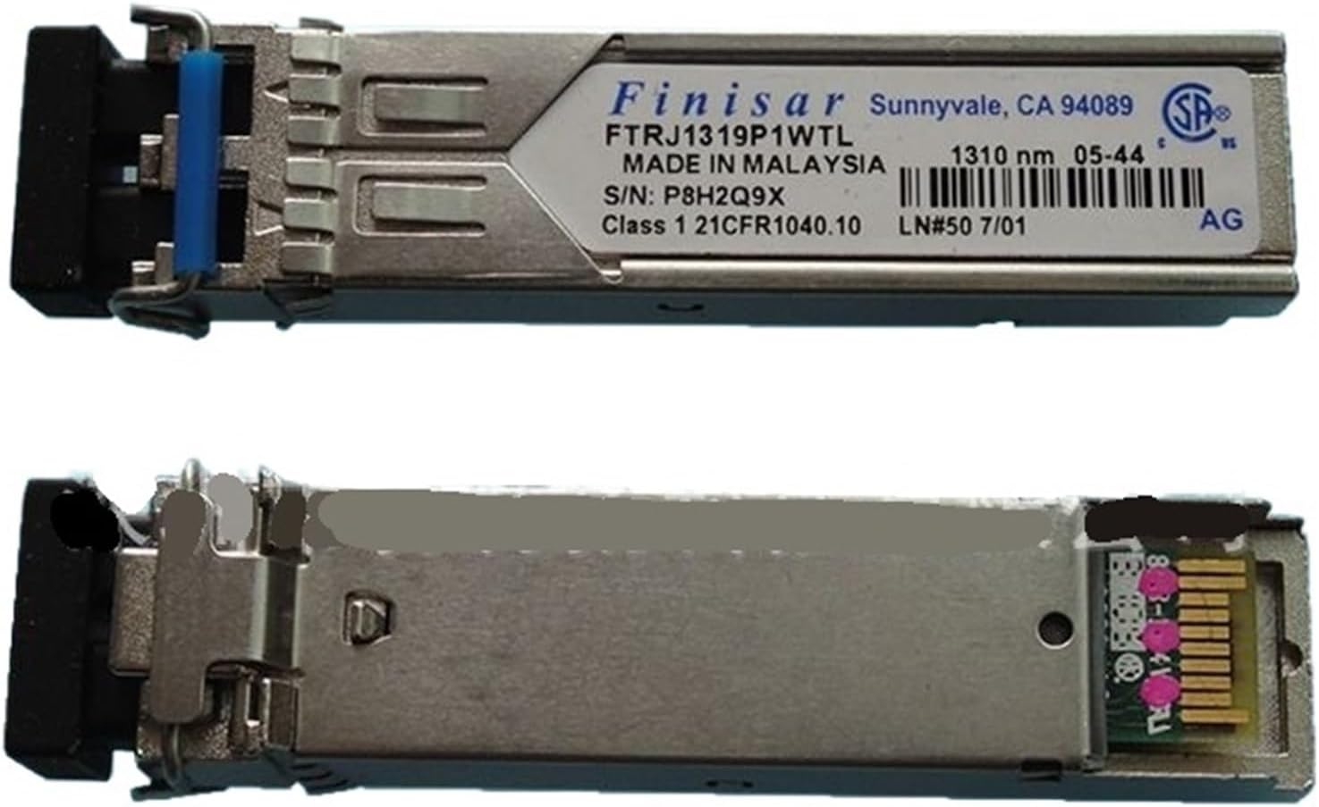 Optical Module FTRJ1319P1WTL Gigabit Single-Mode SFP Industrial Grade 2.125G 1310nm 10km