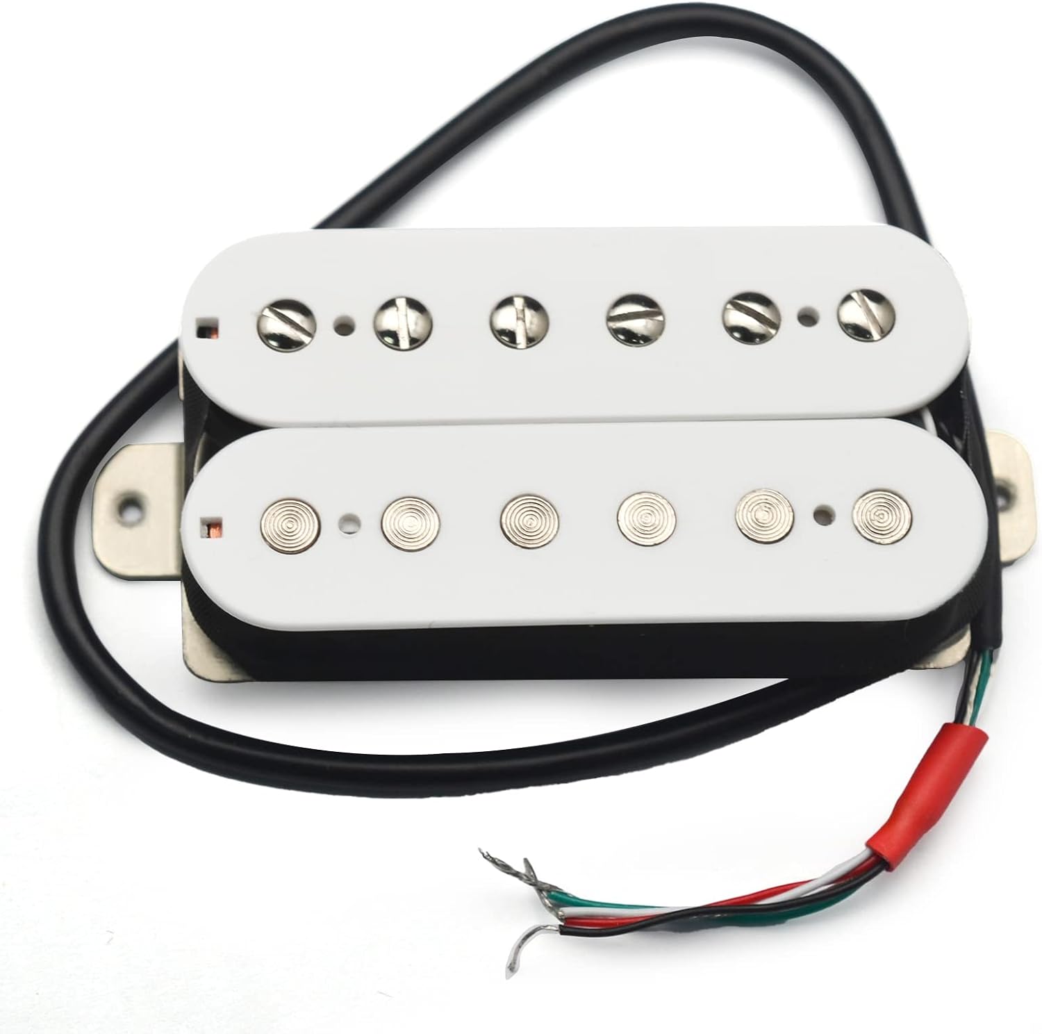 SAPHUE Alnico 5 Electric Guitar Pickup Humbucker Double Coil Pickup Alnico V Guitar parts White