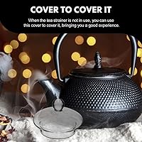 Vista 7 de DOITOOL Infusor de té 3 piezas de tapa de vidrio de repuesto, repuesto de tapas transparentes, repuesto de tapa de tetera para tetera pequeña, ollas