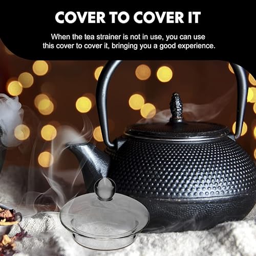 Miniatura 7 de DOITOOL Infusor de té 3 piezas de tapa de vidrio de repuesto, repuesto de tapas transparentes, repuesto de tapa de tetera para tetera pequeña, ollas