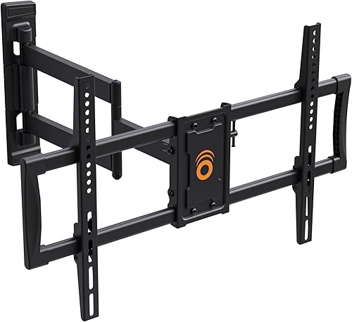 Miniatura 9 de ECHOGEAR Soporte de pared esquinero para televisores grandes, 24 pulgadas de extensión, más movimiento completo suave, soporte para televisores de