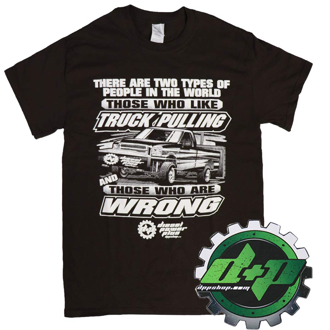Truck Pulling Tee T Shirt Duramax Powerstroke Detroit (Small)