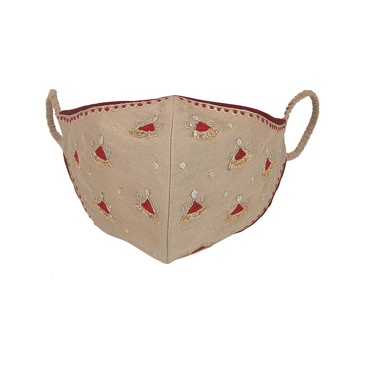 PC Jeweller The Voice of Fragrance Silver Cotton Silk Mask