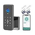 Foxgard Fingerprint Door Lock – 5-in-1 Biometric Smart Lock with Keypad, App Control, Key, Auto-Lock, Electronic Anti-Lo