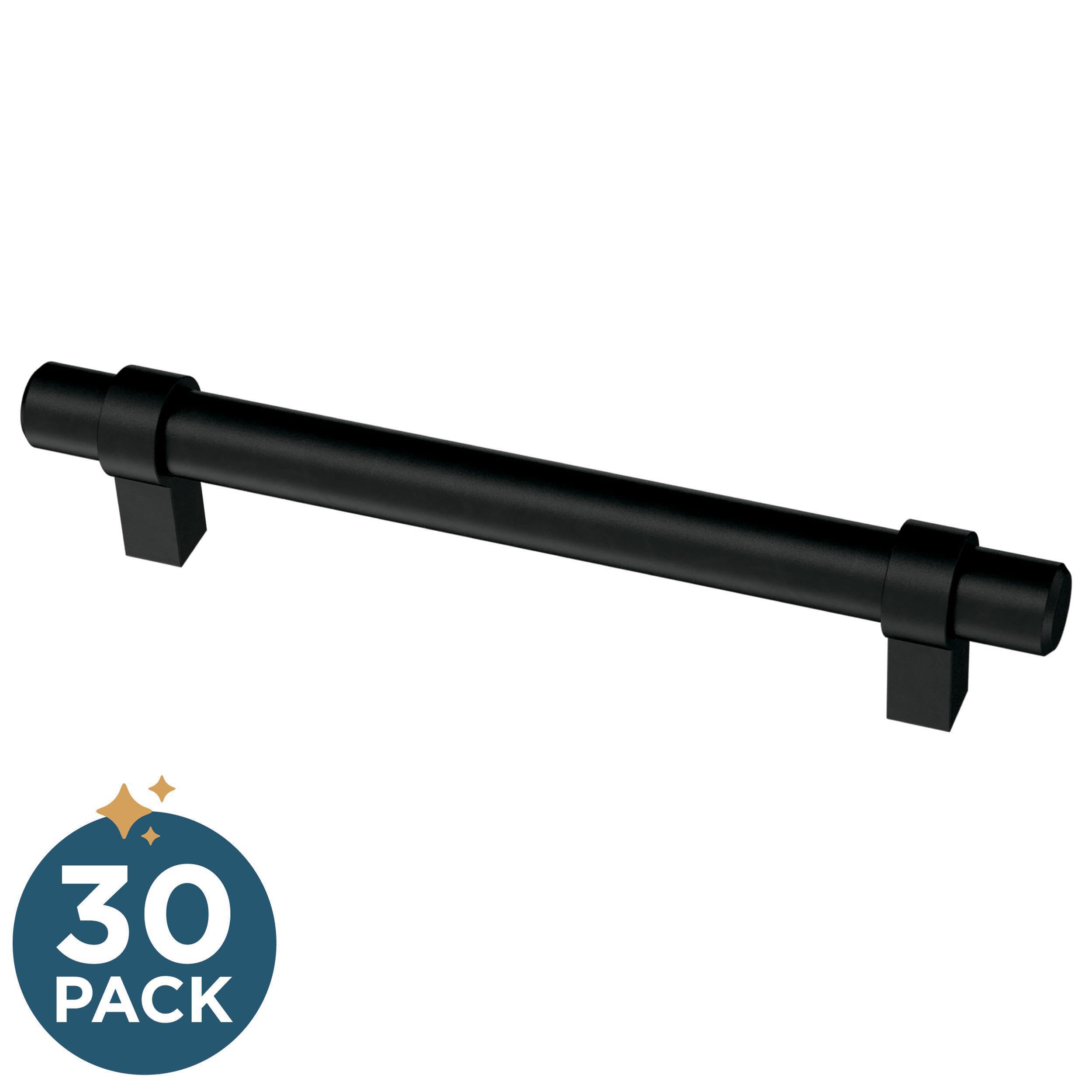 Franklin Brass Tirador de barra envuelto simple de 128 mm (paquete de 30)