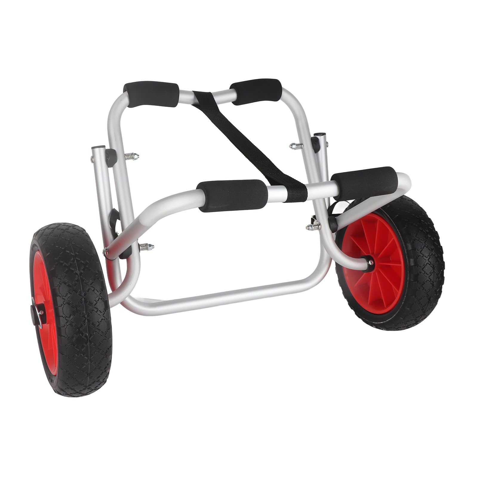 Carrello Kayak Pieghevole con Ruote da 10 Pollici per Il Trasporto